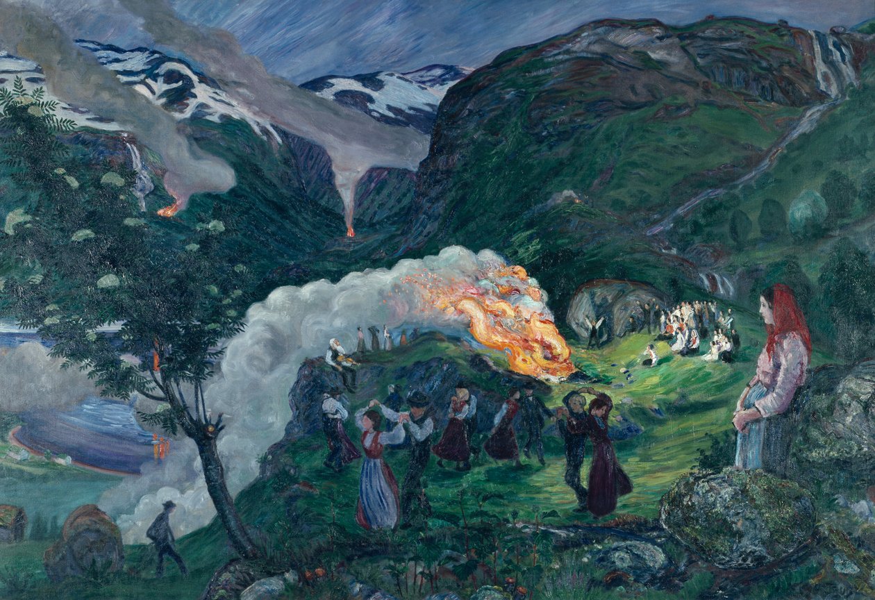 Szentivánéj, Szentivánéj alkotó: Nikolai Astrup