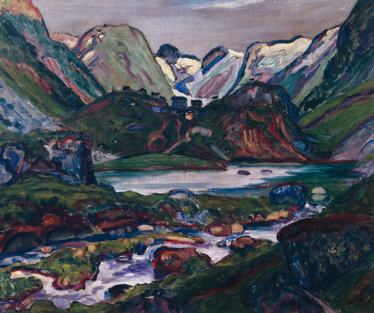 Mirages (festmény) alkotó: Nikolai Astrup