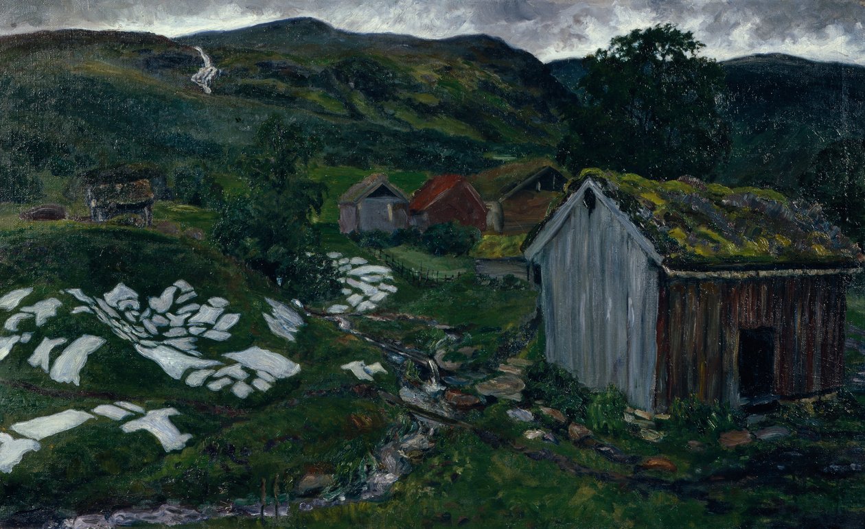 Esős időjárási hangulat alkotó: Nikolai Astrup