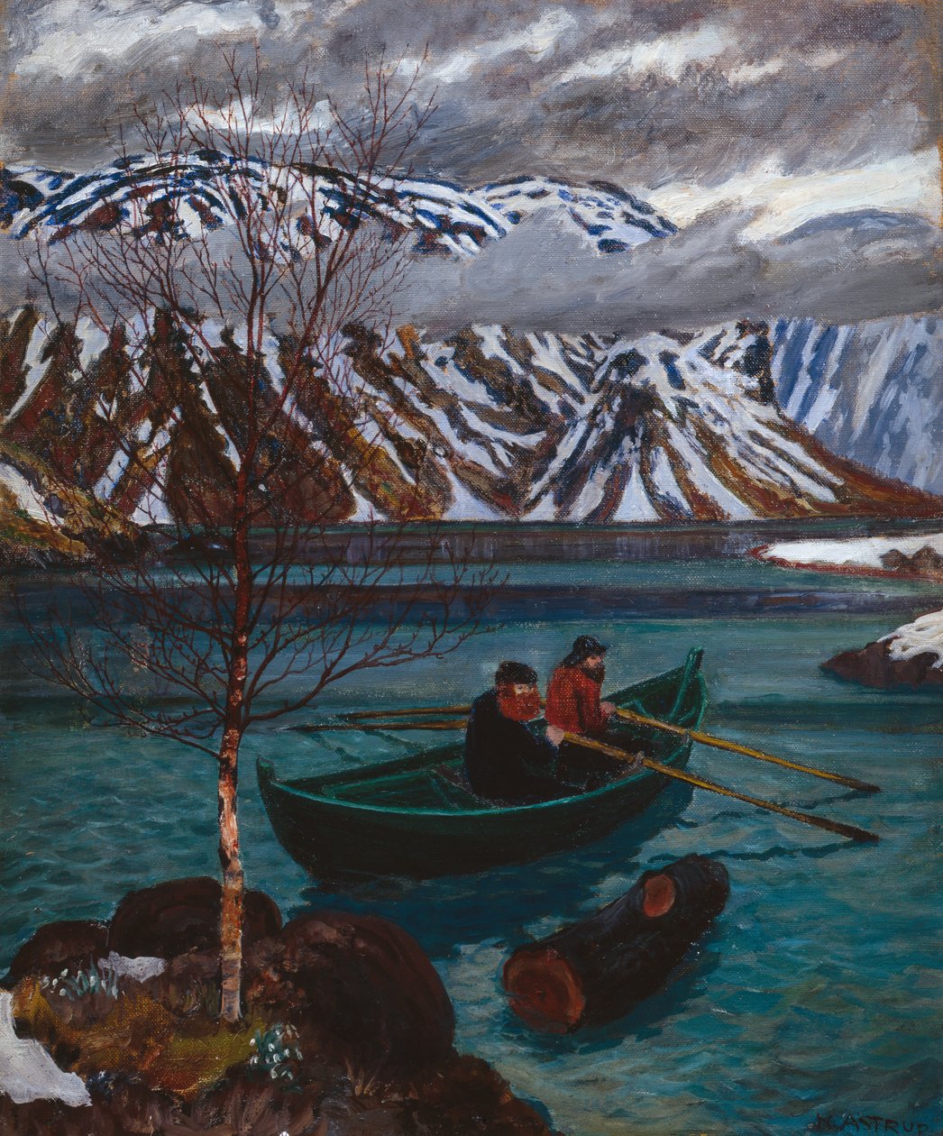 Rausilje-Nílus alkotó: Nikolai Astrup