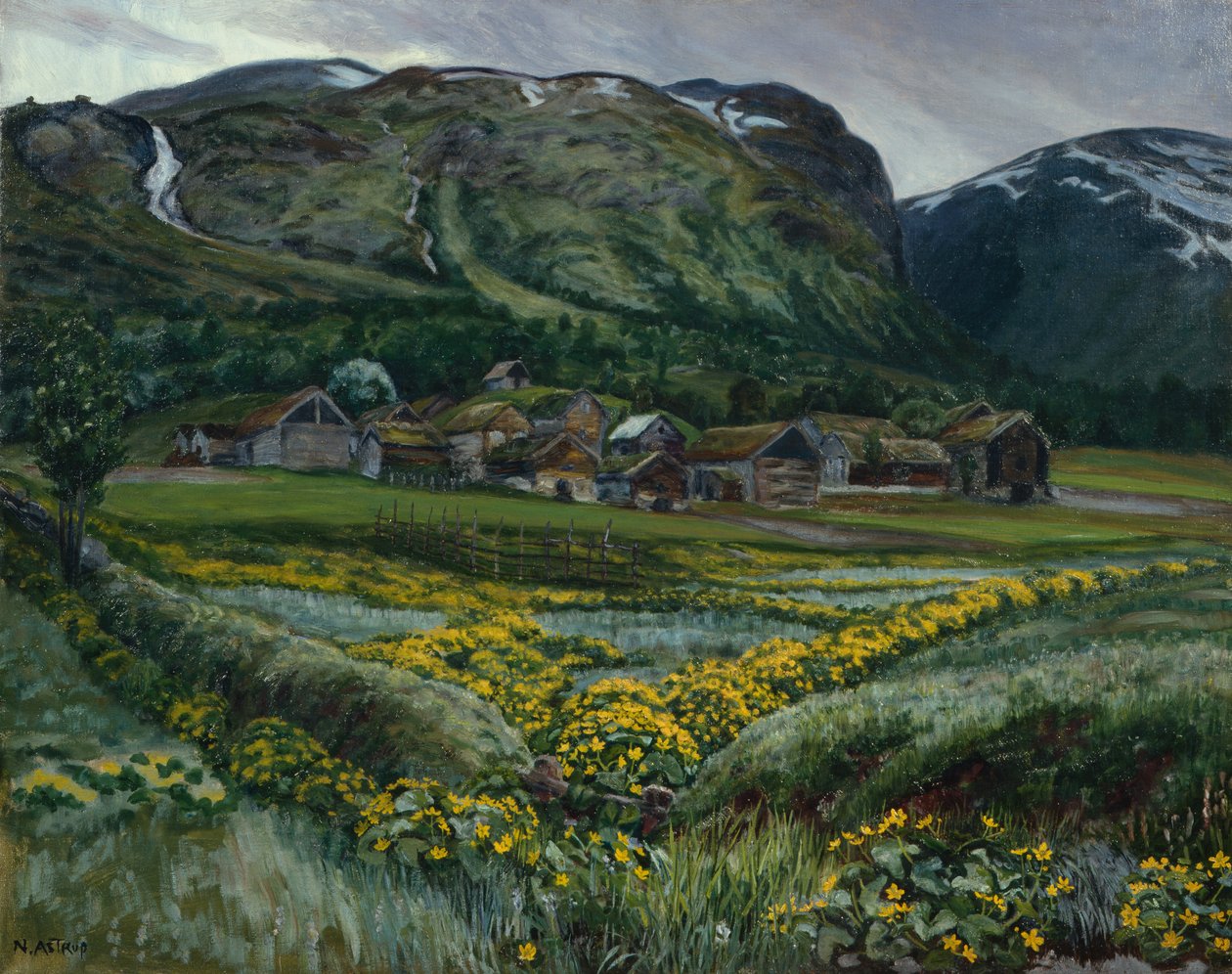 Szombat este és boglárka alkotó: Nikolai Astrup