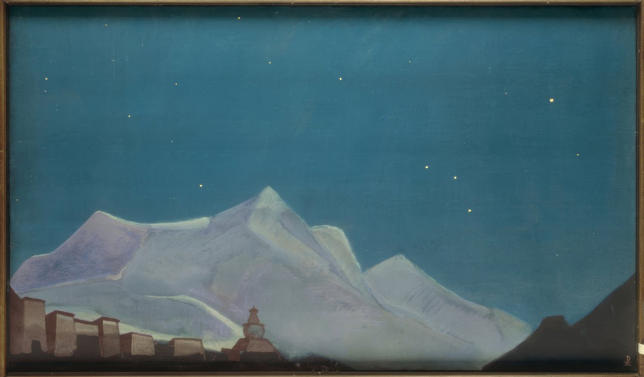 Hemis, kolostor / N. K. Roerich festménye alkotó: Nikolai Konstantinowitsch Roerich