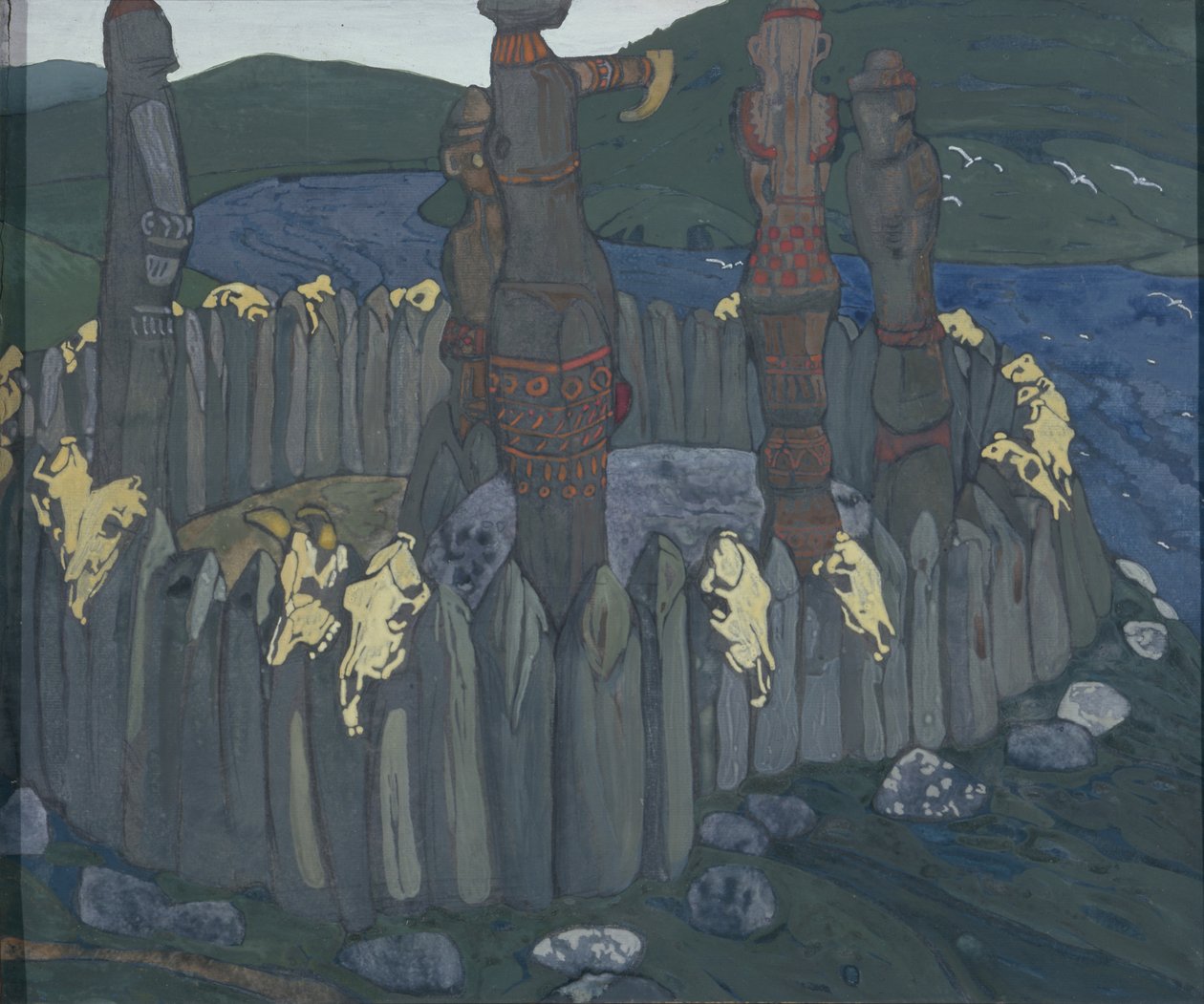 Bálványok, 1901 alkotó: Nikolai Konstantinowitsch Roerich