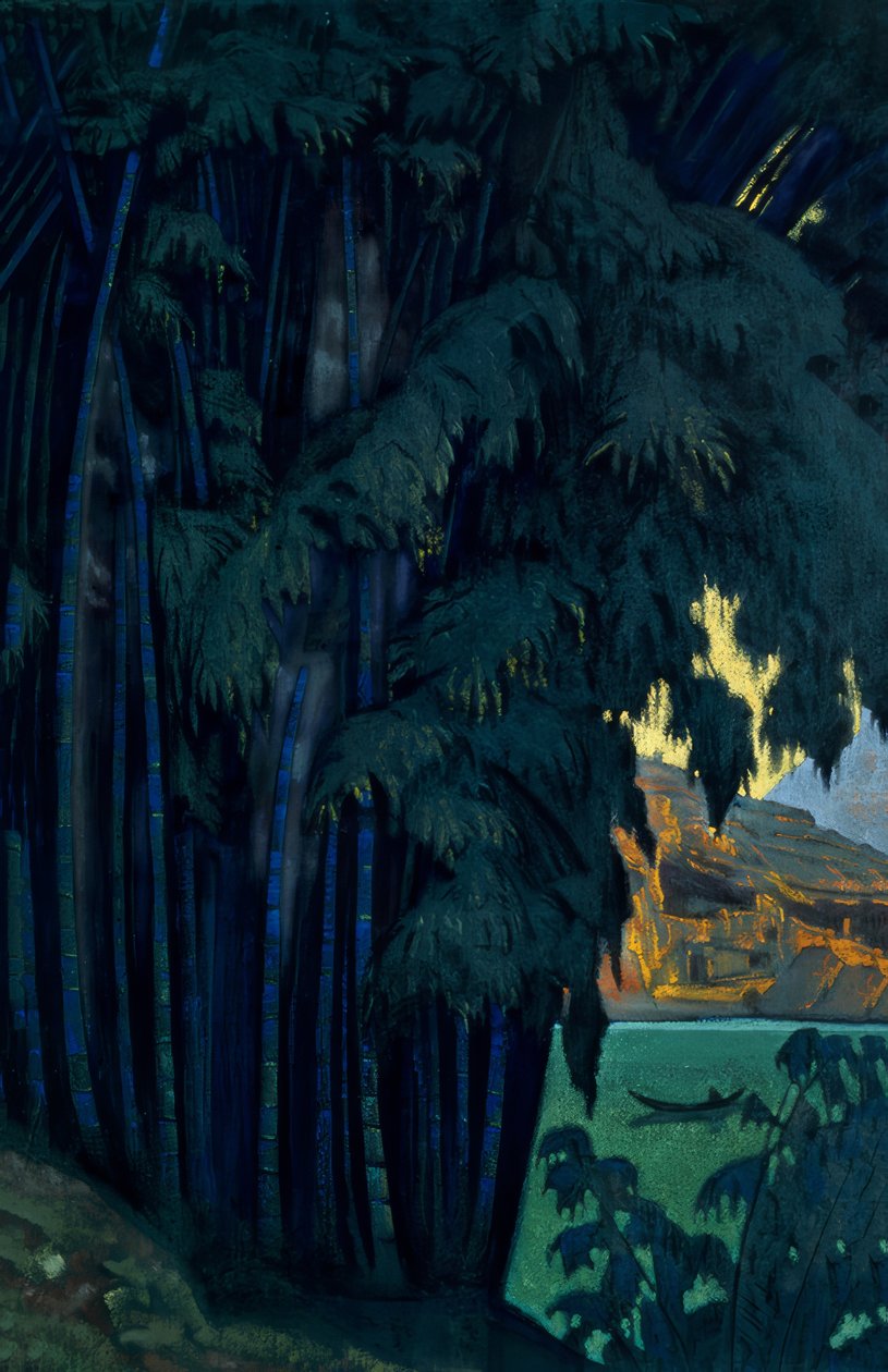 N.K. Roerich, Ashram, Ceylon alkotó: Nikolai Konstantinowitsch Roerich