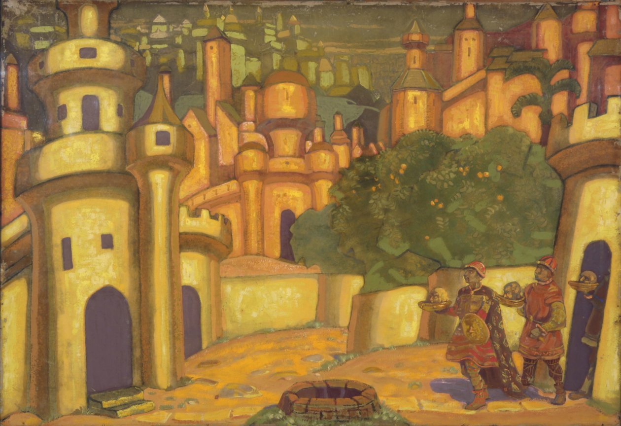 Felajánlások, 1910 alkotó: Nikolai Konstantinowitsch Roerich