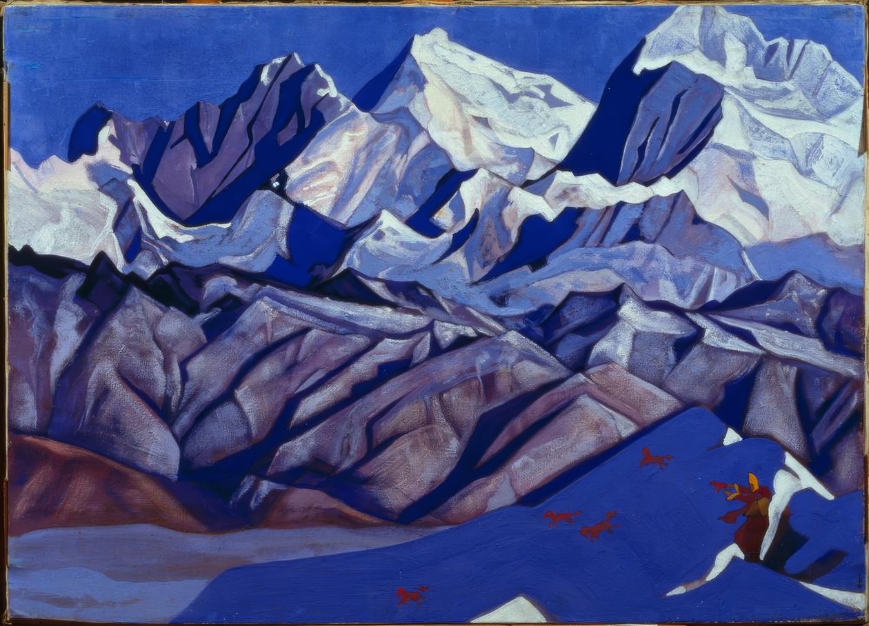 Vörös lovak alkotó: Nikolai Konstantinowitsch Roerich