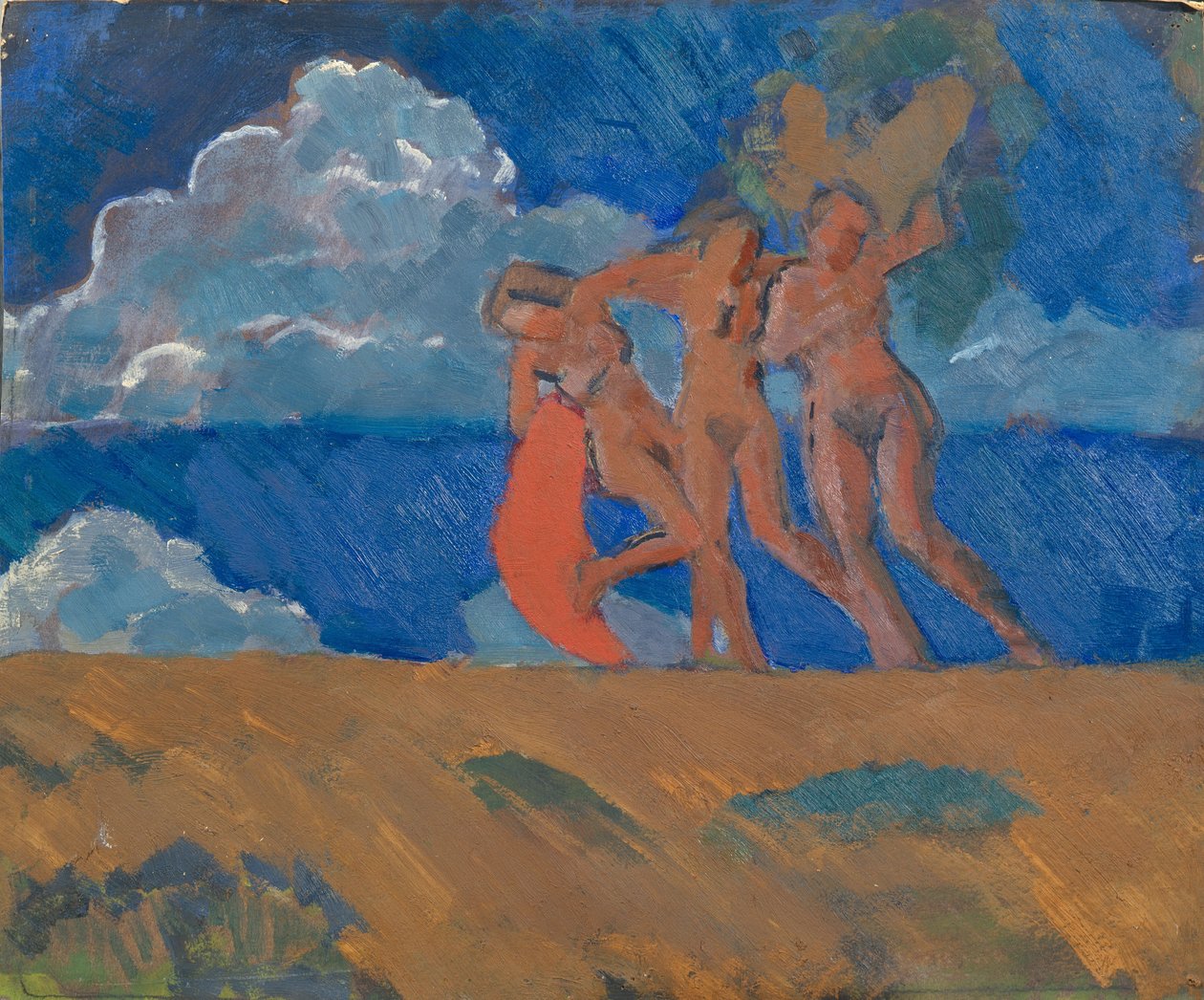 Maenads, 1914 alkotó: Nikolai Pavlovich Ulyanov