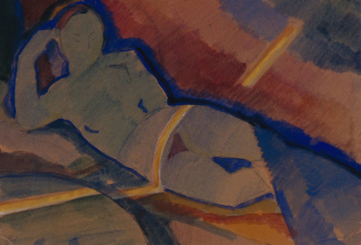Akt, 1920 alkotó: Nikolai Pavlovich Ulyanov