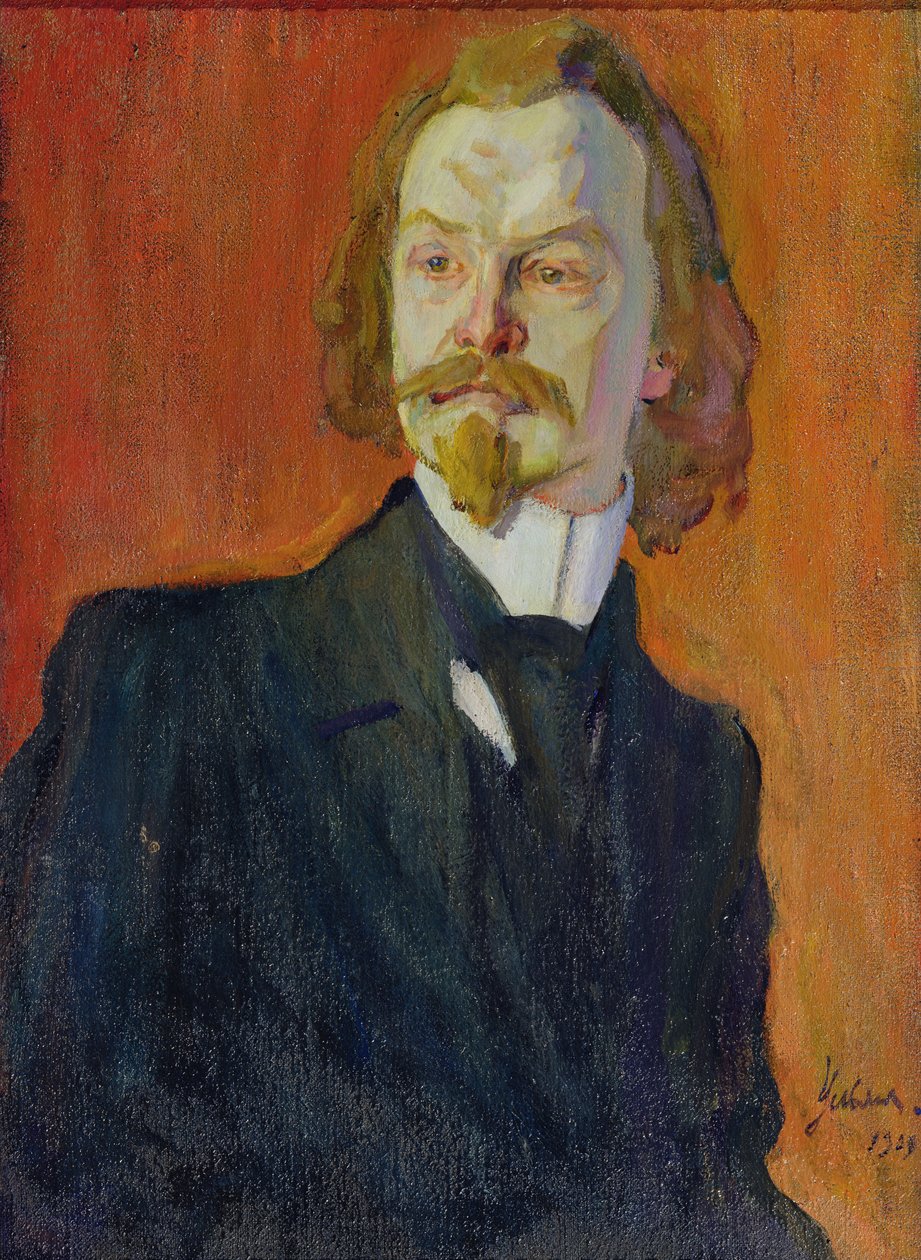 Konstantin Balmont portréja alkotó: Nikolai Pavlovich Ulyanov