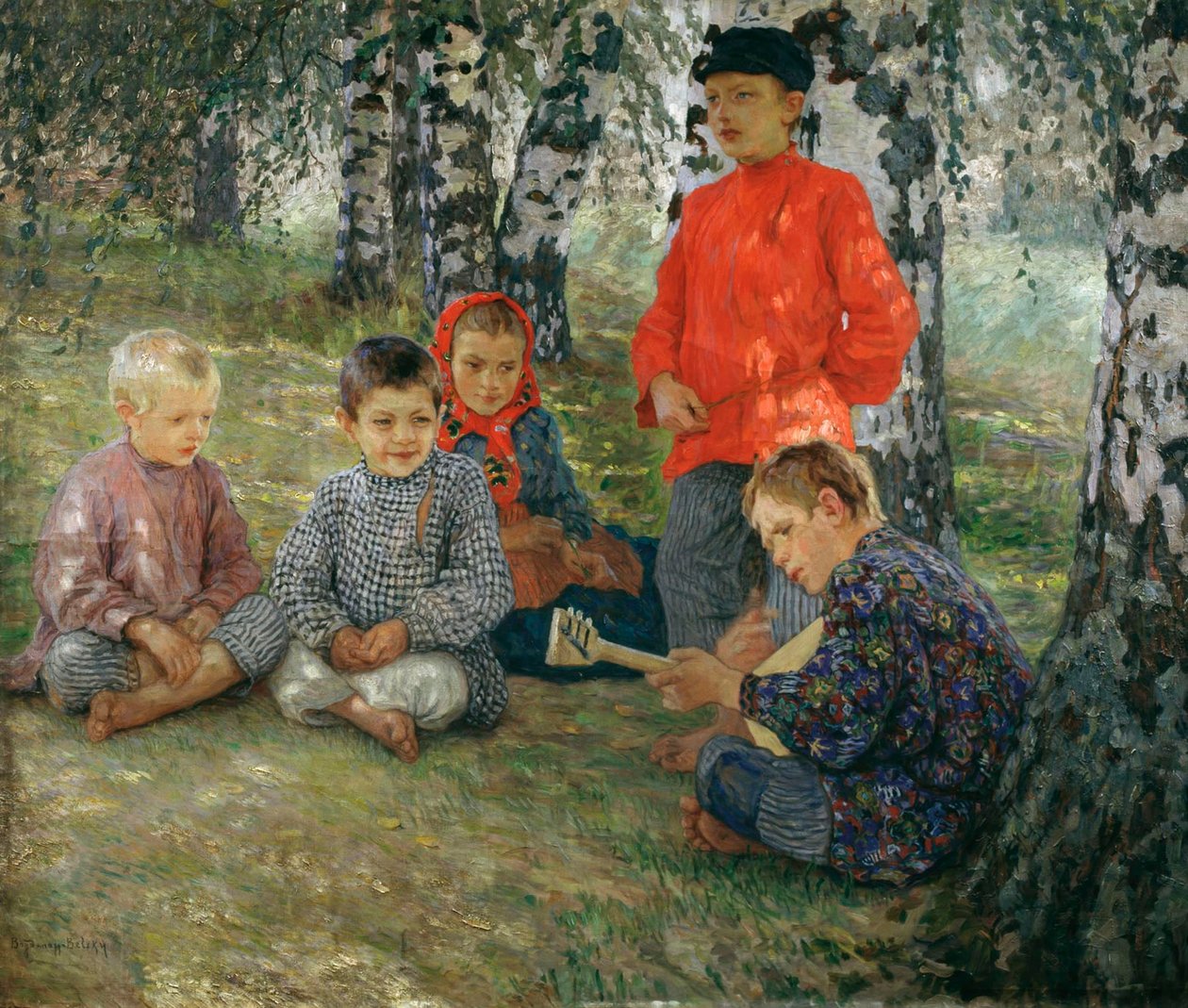 Virtuóz”, 1891. alkotó: Nikolai Petrovich Bogdanov Belsky