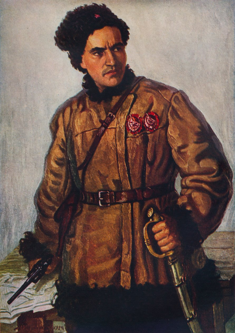 A. G. Lunev partizán, 1929 alkotó: Nikolai Strunnikov