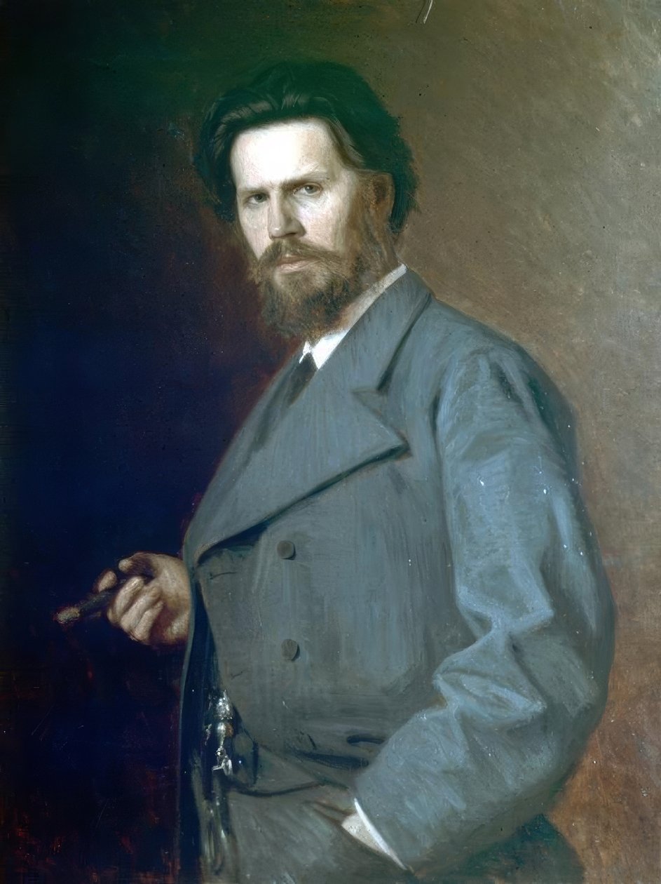I. Kramskoy portréja alkotó: Nikolai Yaroshenko