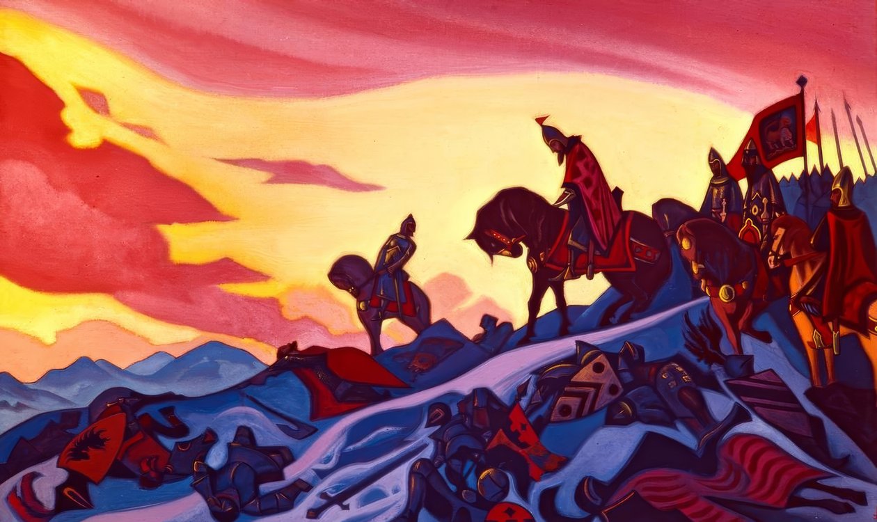 Alekszandr Nyevszkij alkotó: Nikolai Konstantinowitsch Roerich