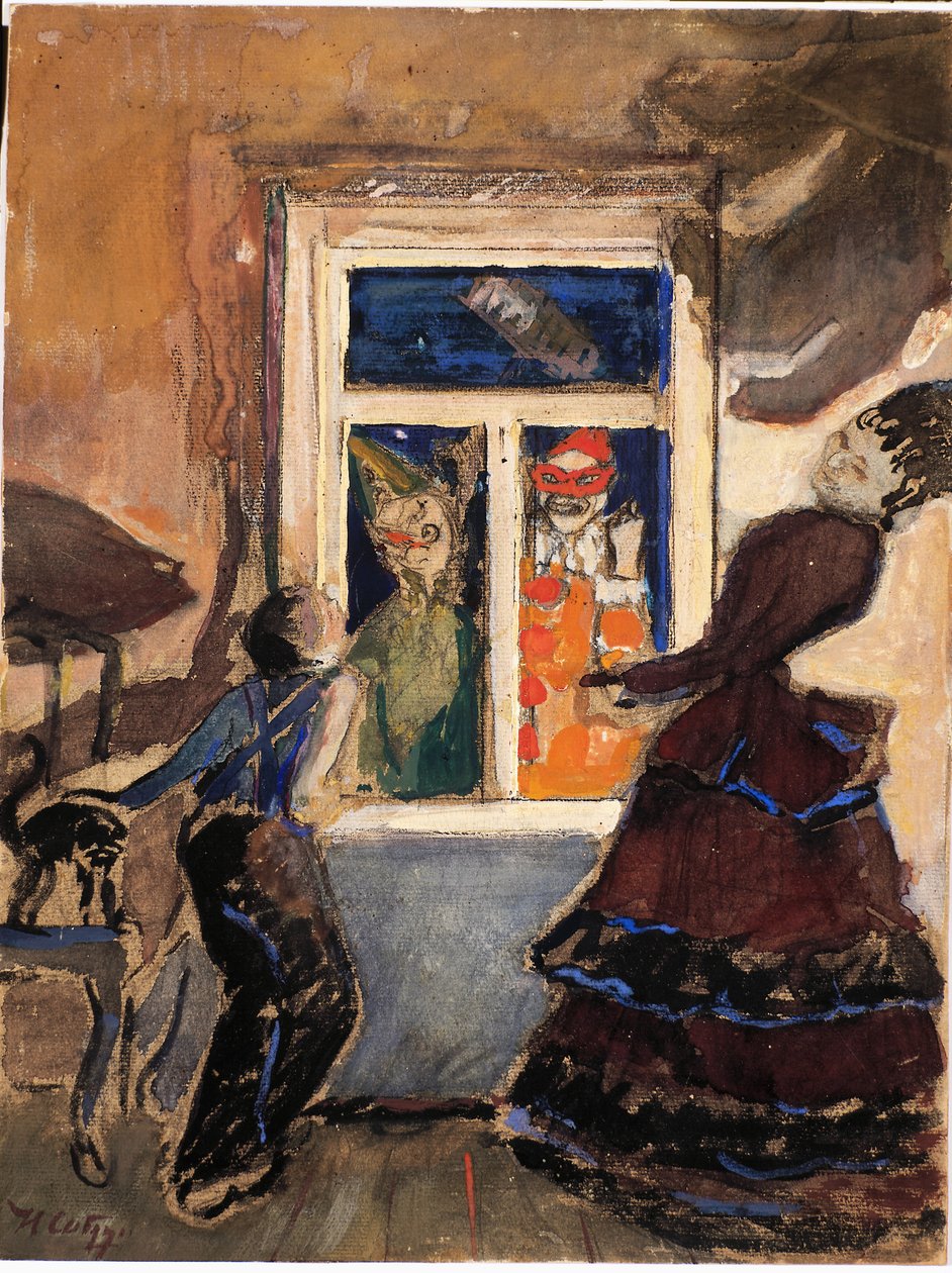 Anyukák, 1908. alkotó: Nikolaj Nikolaevic Sapunov