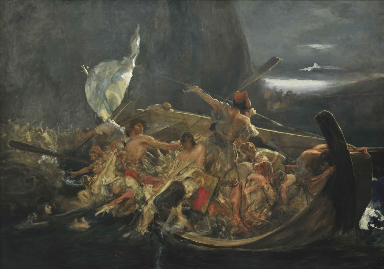 Psara pusztulása után alkotó: Gyzis Nikolaos