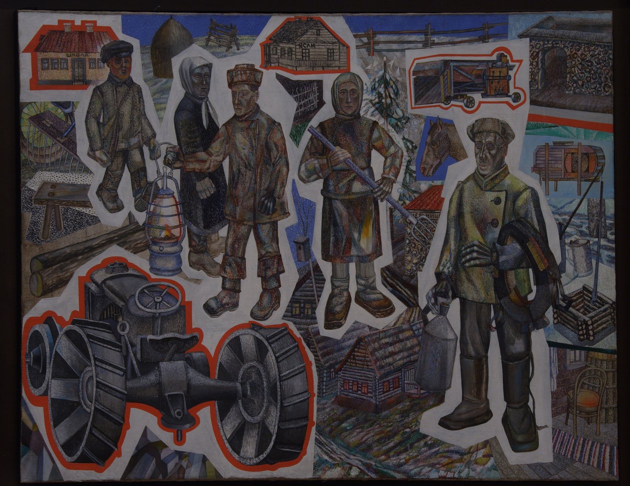 Új élet, 1932 alkotó: Nikolay Ivanovich Evgrafov