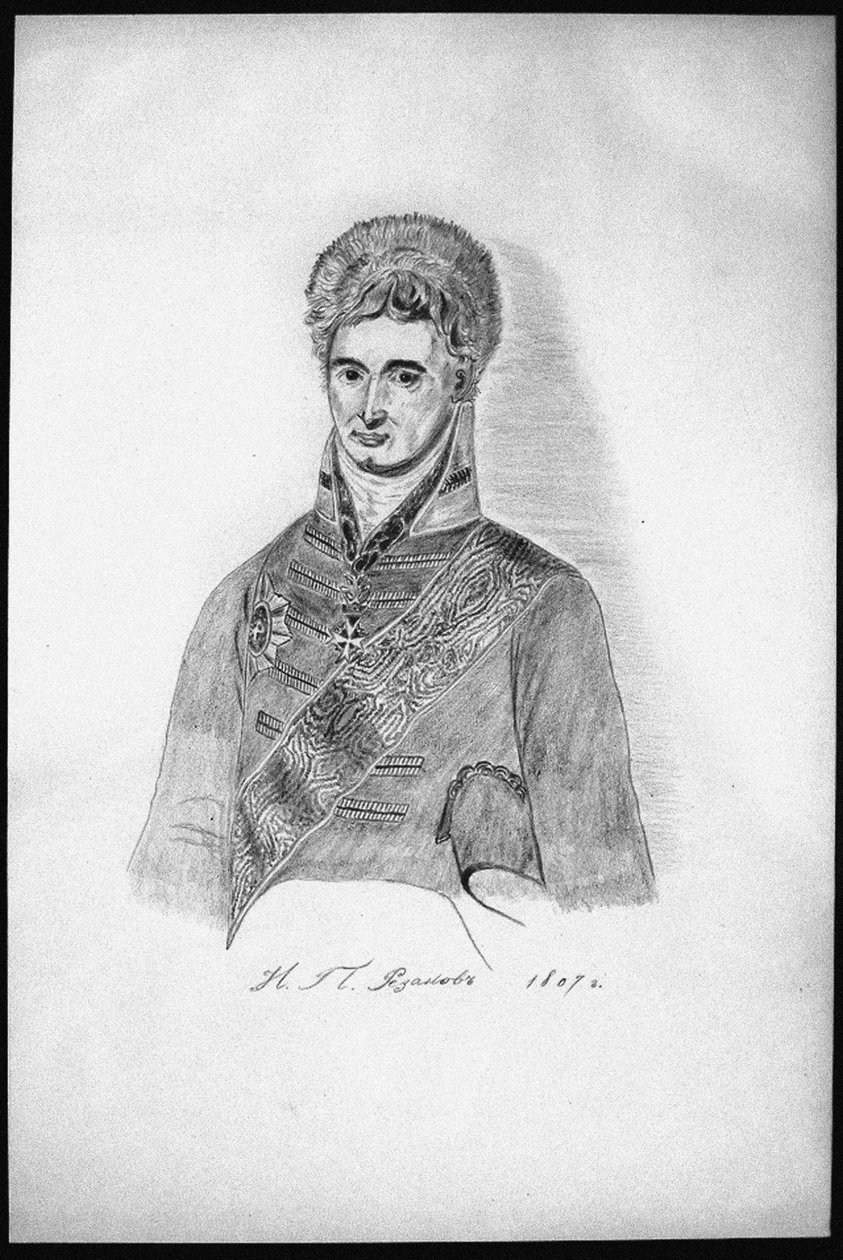 Önarcképmásolat, 1806 alkotó: Nikolay Petrovich Rezanov