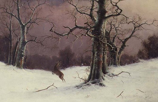 A Szarvasvadászat alkotó: Nils Hans Christiansen
