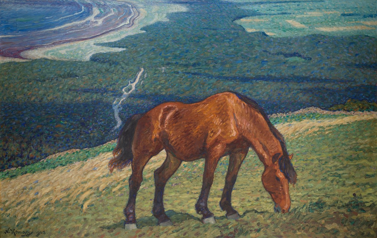 Legelő ló alkotó: Nils Kreuger