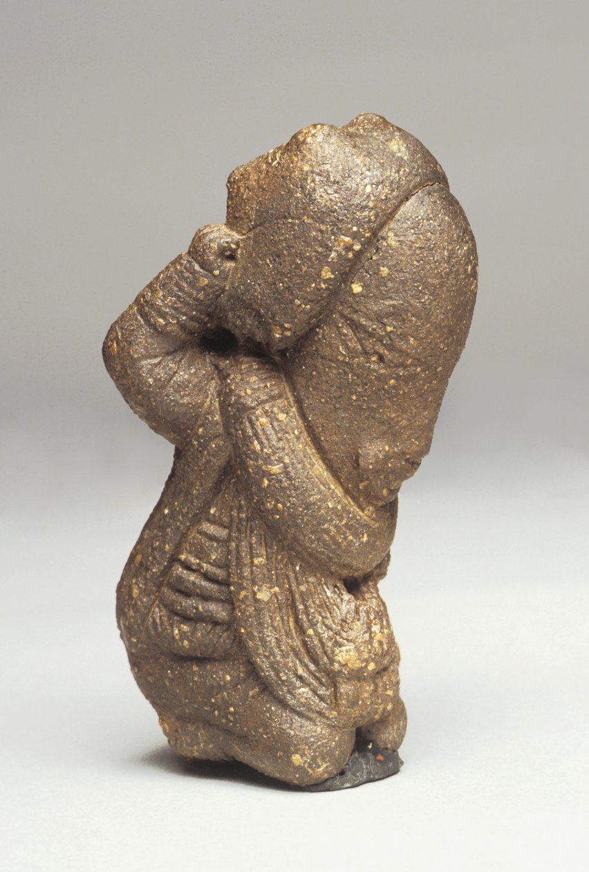 Térdelő férfi, ie 800 körül – i.sz. 200 (terrakotta) alkotó: Nok Culture