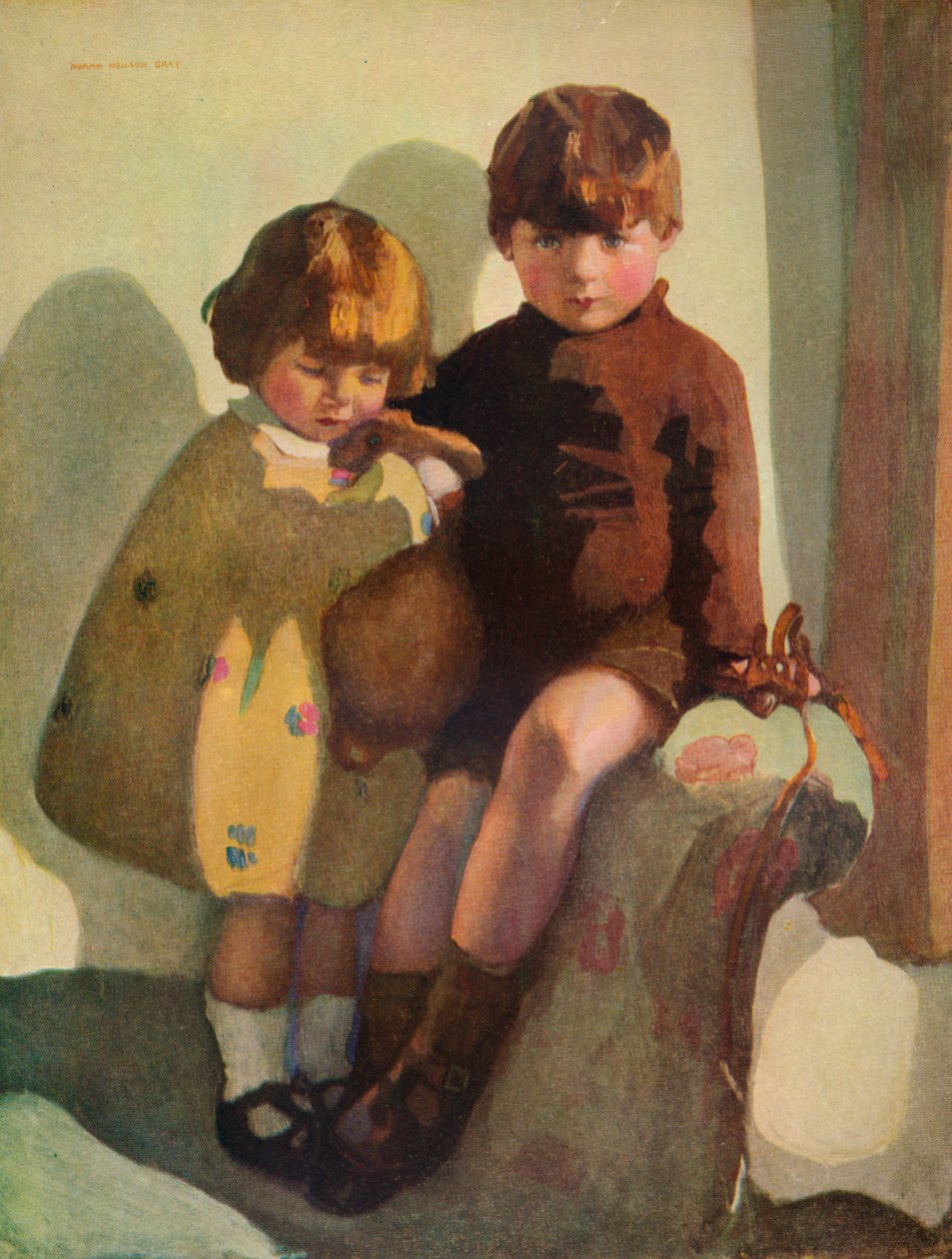 Ian és Rosemary, 1923 alkotó: Norah Neilson Gray