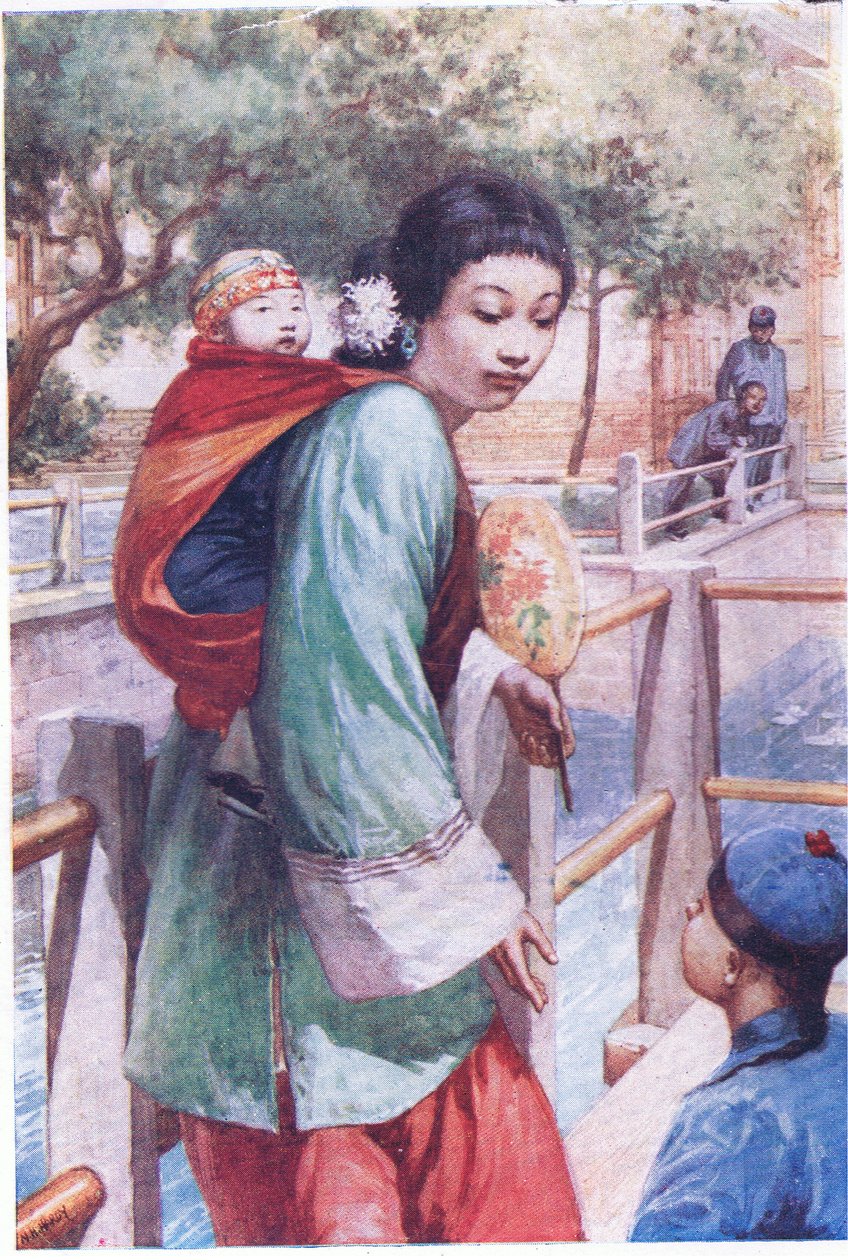 Kínai gyerekek 1900 körül alkotó: Norman Hardy