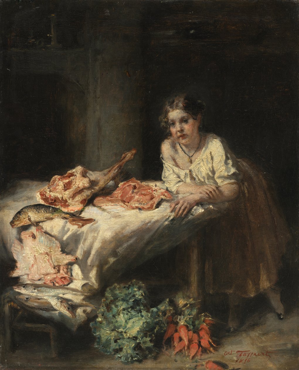 A burzsoá konyhája alkotó: Octave Tassaert