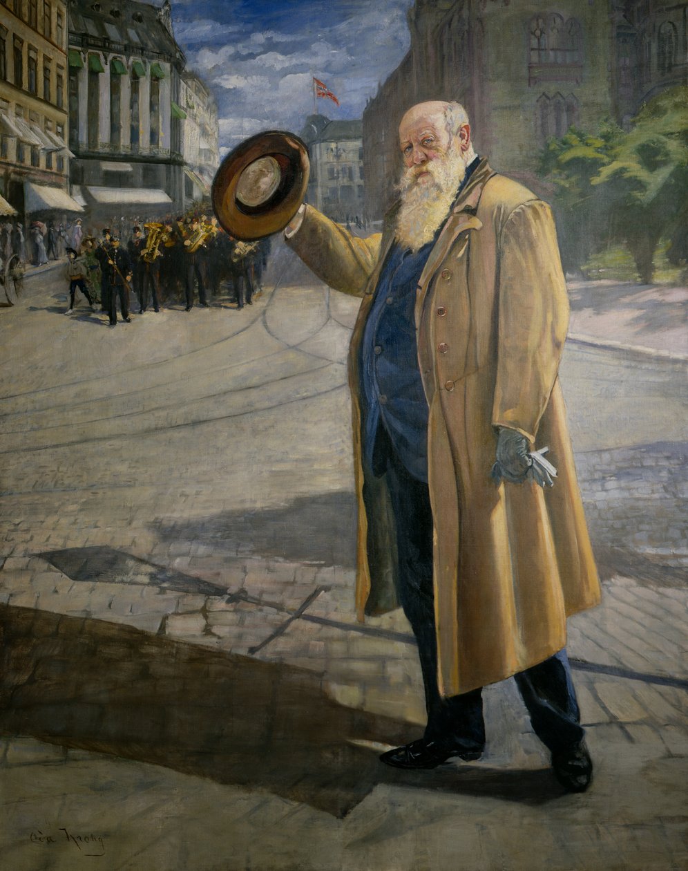 Christian Krohg a Karl Johanban alkotó: Oda Krohg