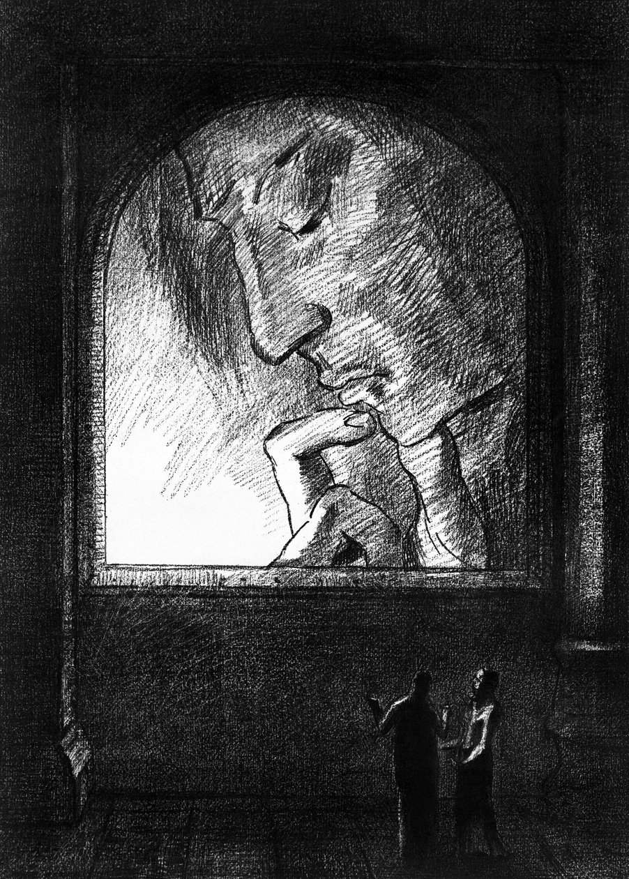 Lumiere, 1893 litho alkotó: Odilon Redon