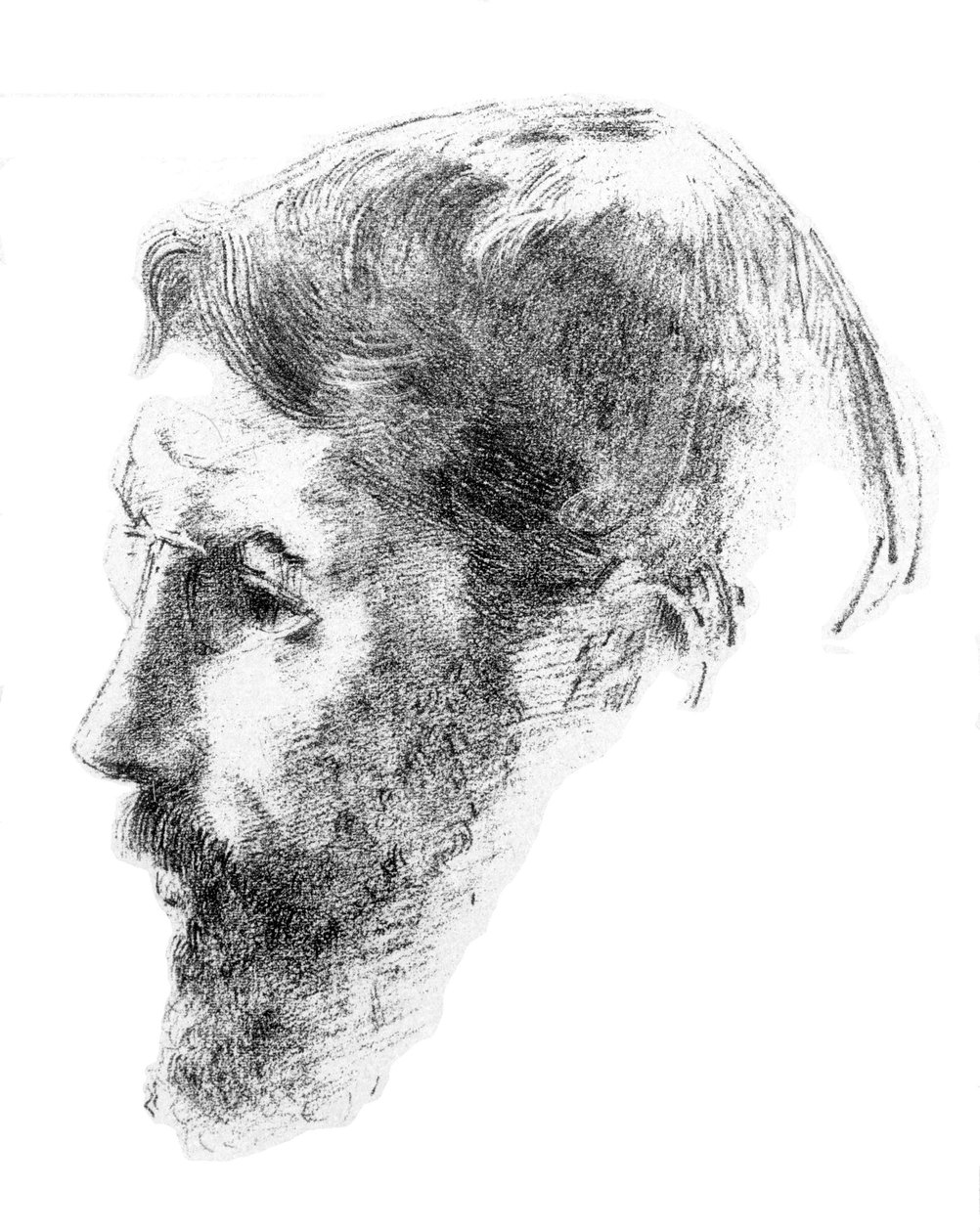 Bonnard portréja (művészek igazolása) alkotó: Odilon Redon