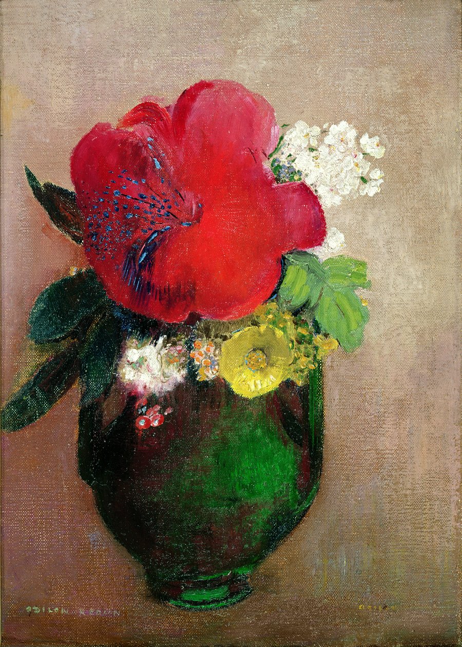 A Vörös Pipacs alkotó: Odilon Redon