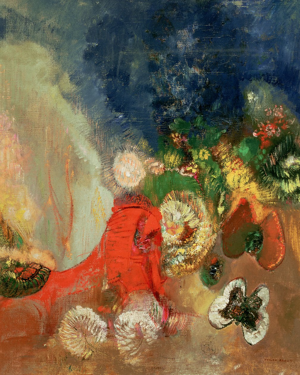 A Vörös Szfinx, 1912 körül alkotó: Odilon Redon
