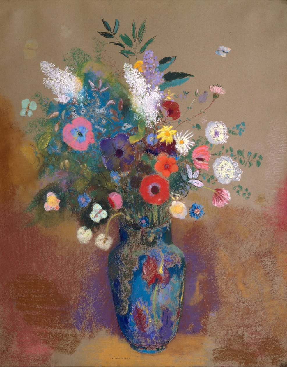 Virágcsokor, 1905 körül alkotó: Odilon Redon