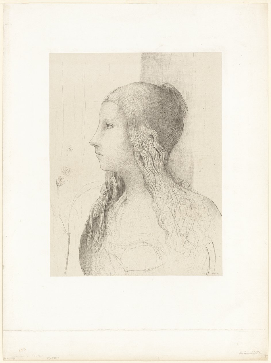 Brünnhilde (Az istenek alkonya) alkotó: Odilon Redon