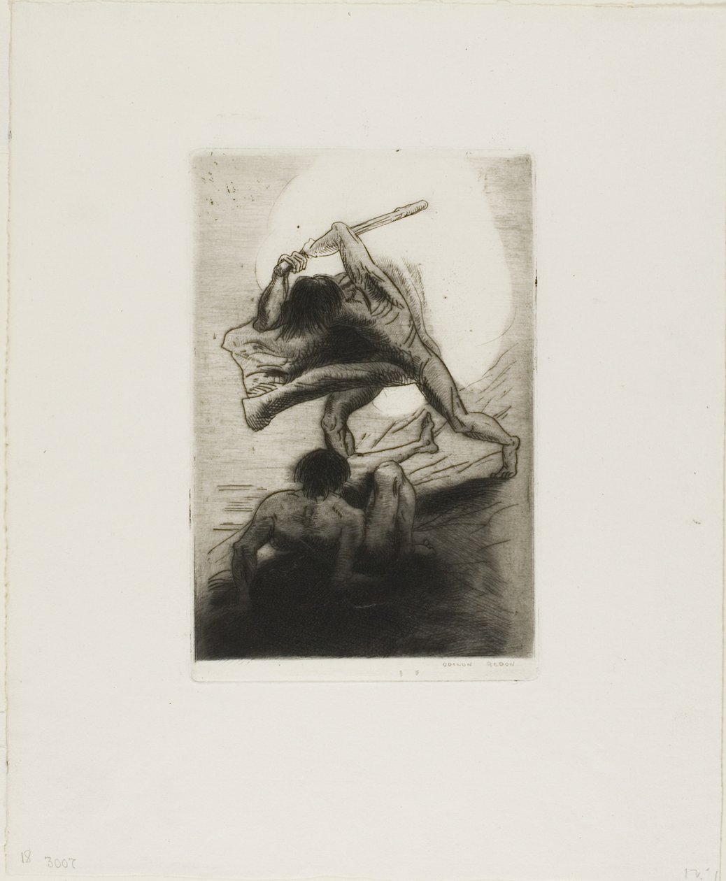 Káin és Ábel alkotó: Odilon Redon