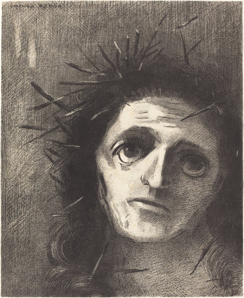 Krisztus alkotó: Odilon Redon