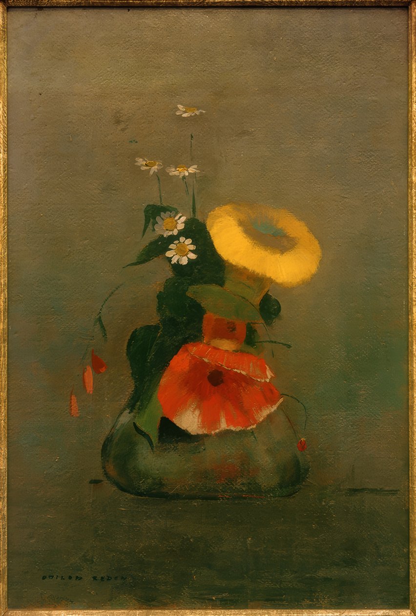 Pipacsok alkotó: Odilon Redon