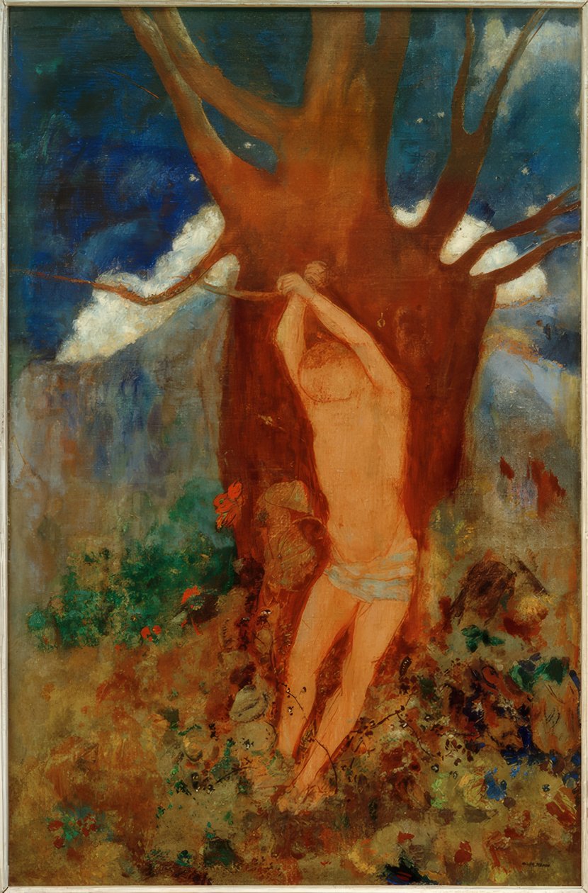 Szent Sebestyén alkotó: Odilon Redon