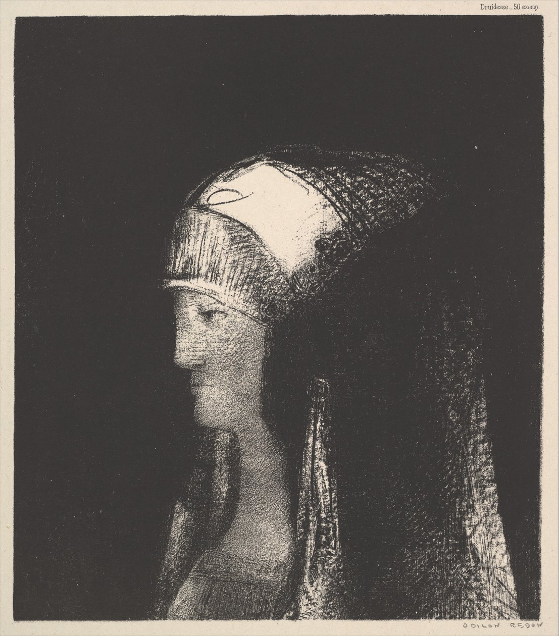 Druidess, 1891. alkotó: Odilon Redon