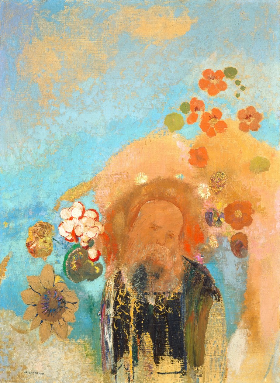 Roussel felidézése, c. 1912. alkotó: Odilon Redon