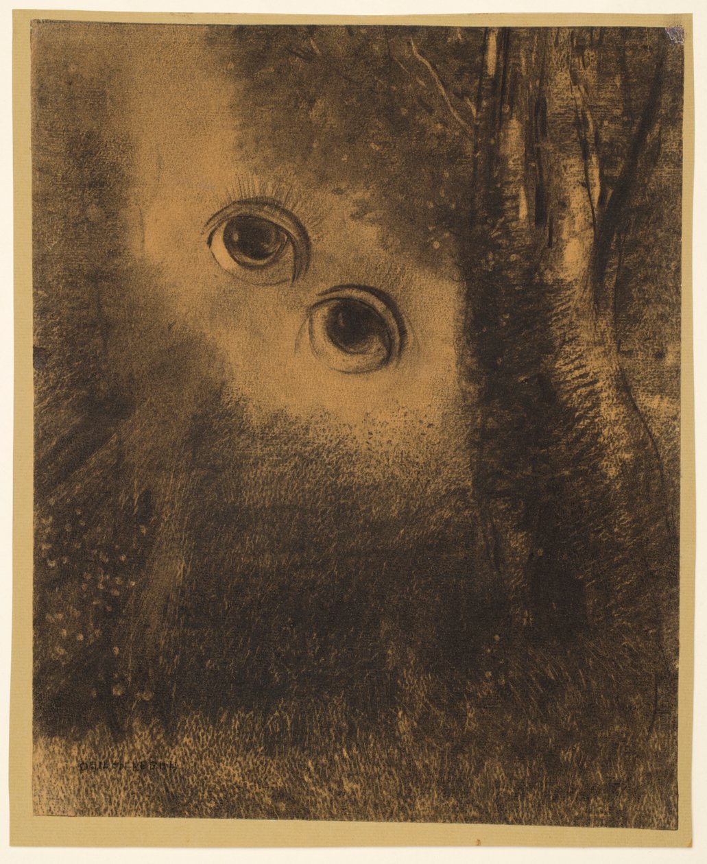 Szemek az erdőben alkotó: Odilon Redon