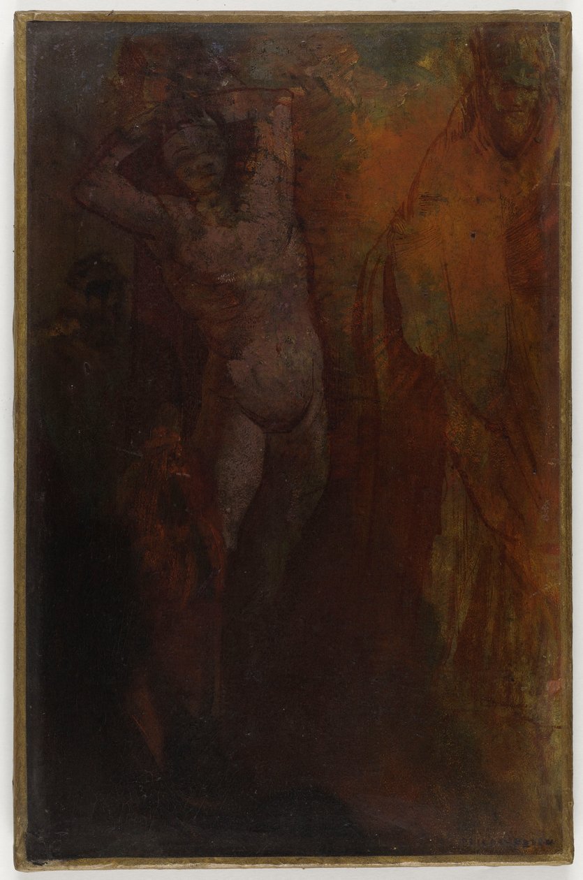 Francia: Composition à trois personnages (Flagelláció) alkotó: Odilon Redon