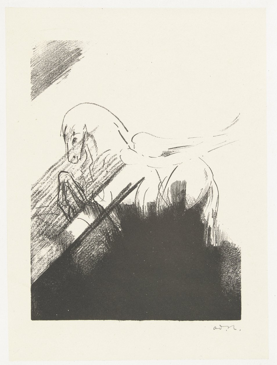 szárnyas ló Cheval aile alkotó: Odilon Redon