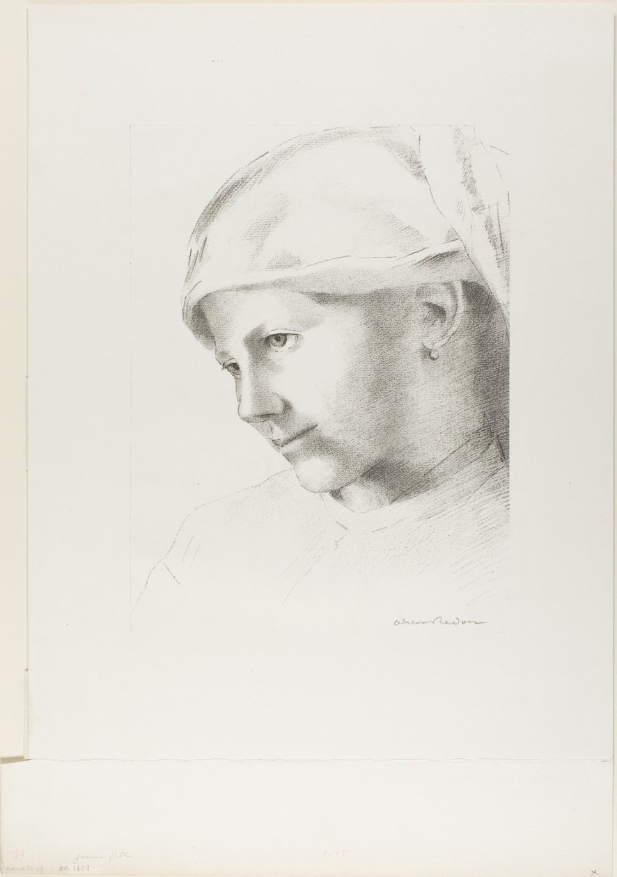 Lány alkotó: Odilon Redon