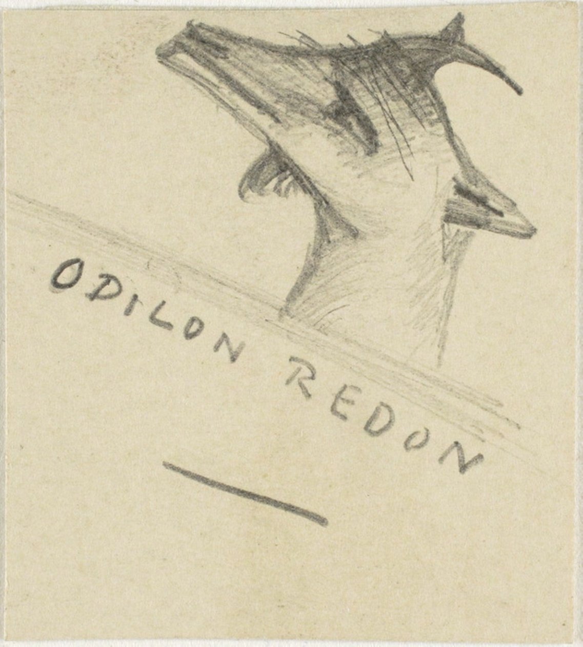 Kecske alkotó: Odilon Redon
