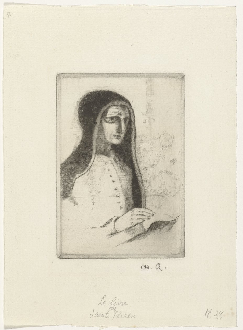 Het könyv A könyv (Sainte-Thérèse) alkotó: Odilon Redon