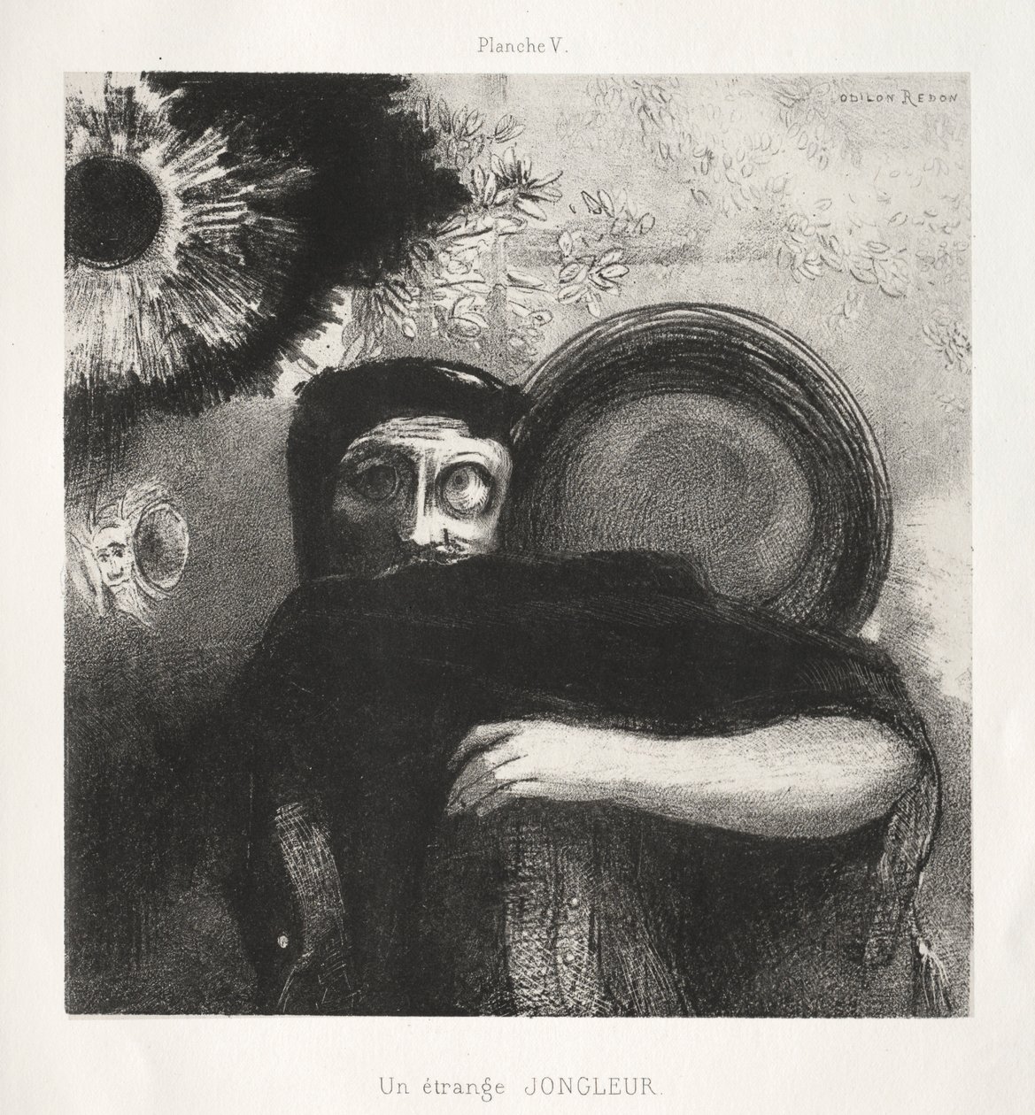 Homage to Goya: Egy furcsa zsonglőr, 1885. alkotó: Odilon Redon
