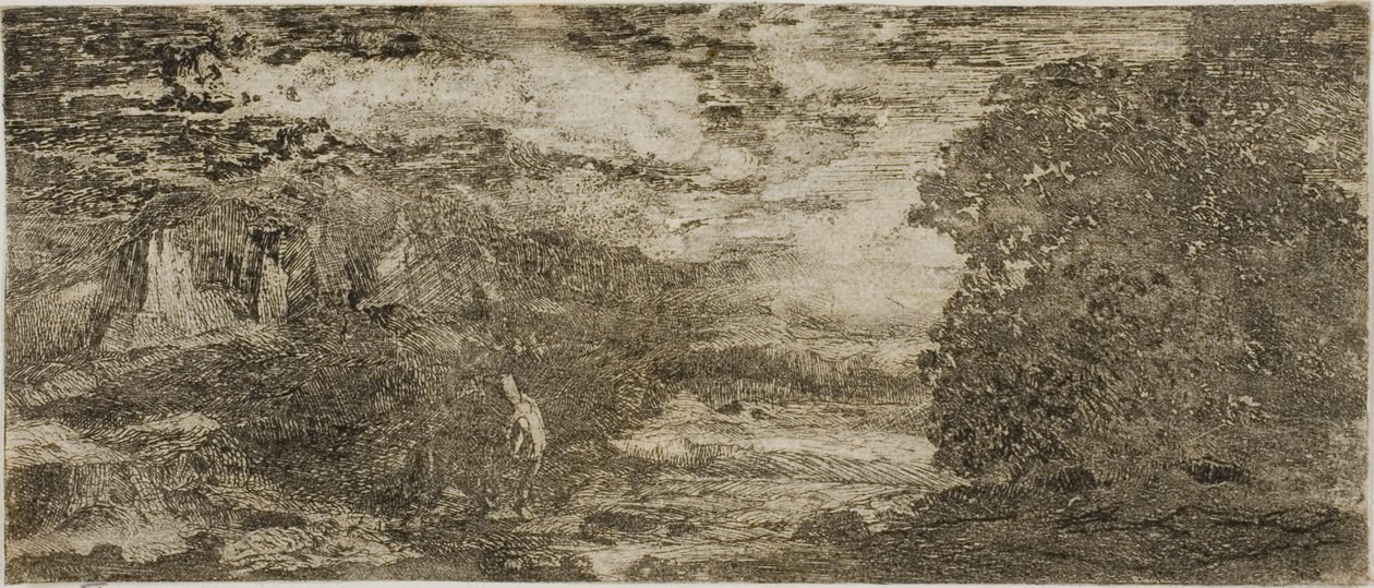 Lovas viharos ég alatt alkotó: Odilon Redon