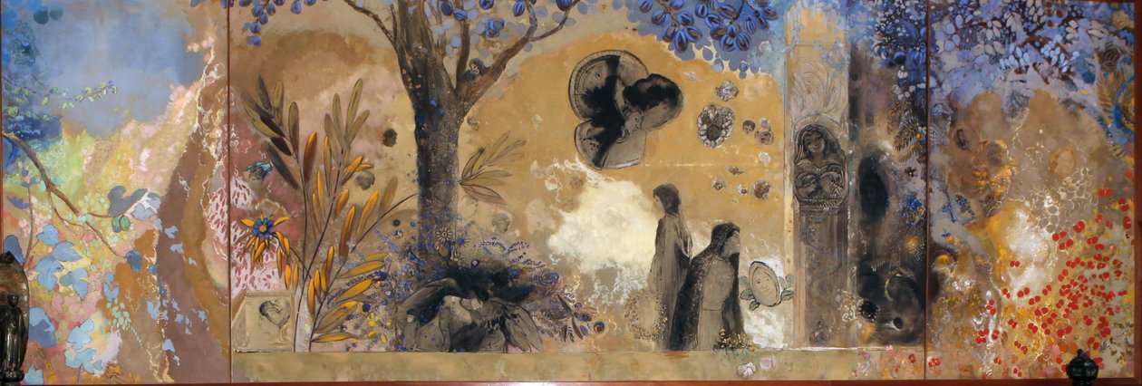 Az éjszaka, 1910-1911. alkotó: Odilon Redon