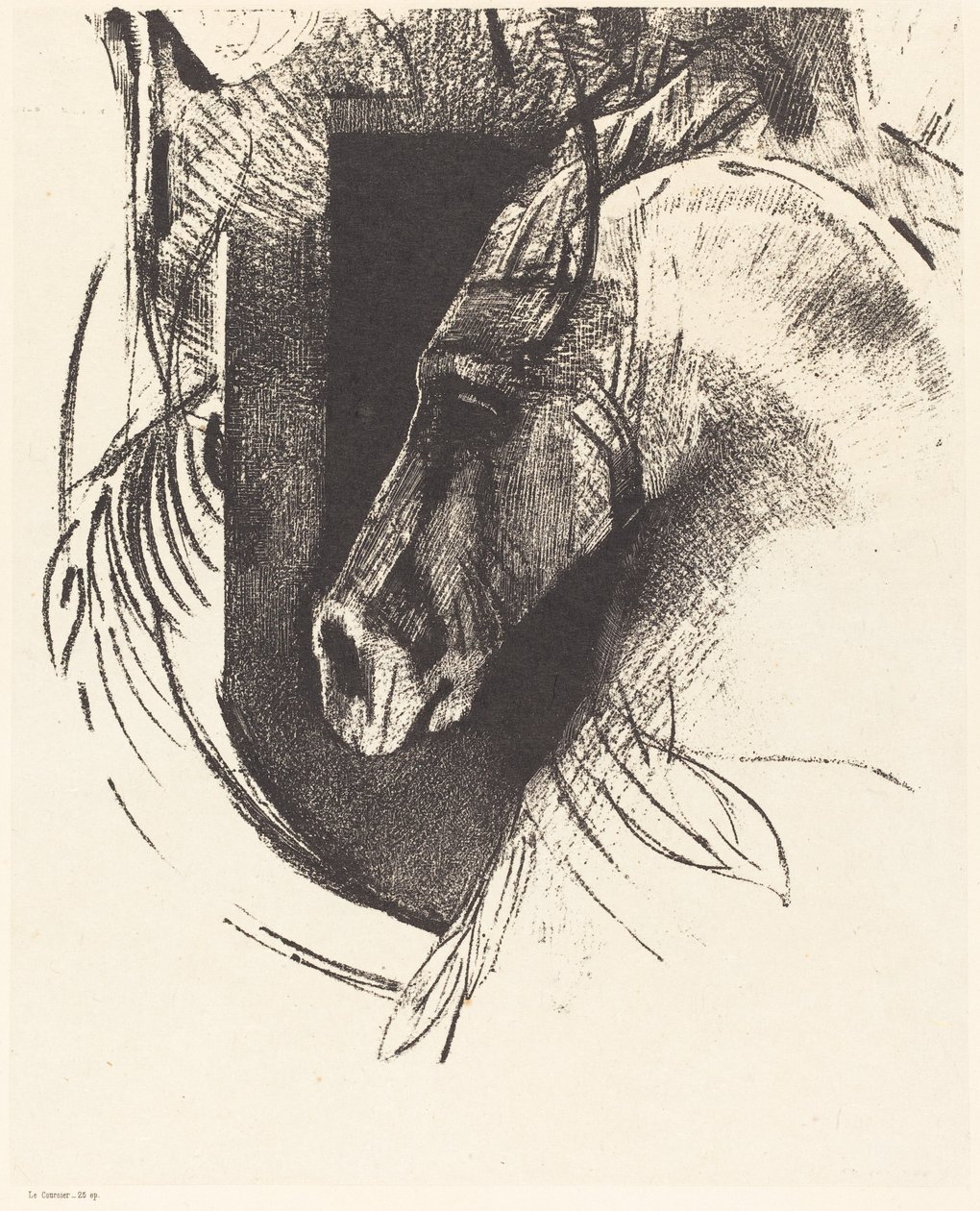 A futár (The Race Horse) alkotó: Odilon Redon